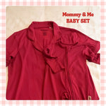 Load image into Gallery viewer, Berry Red: Mommy &amp; Me Baby Set

