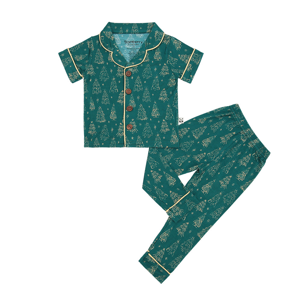 Short Sleeves Kids PJ Set - Xmas 2024