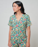 Load image into Gallery viewer, Unisex Short Sleeves Button Down PJ Set, La Dolce Vita
