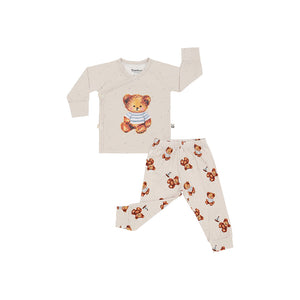 Teddy Bear Kimono PJ Set
