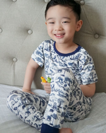 Load image into Gallery viewer, Toile De Jouy: Mommy &amp; Me Toddler Set
